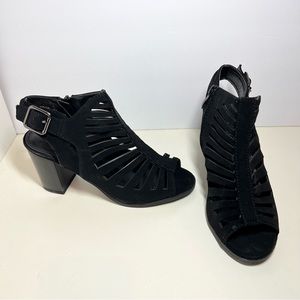 NWOT Top Moda 3” Heels Black Women’s 5.5